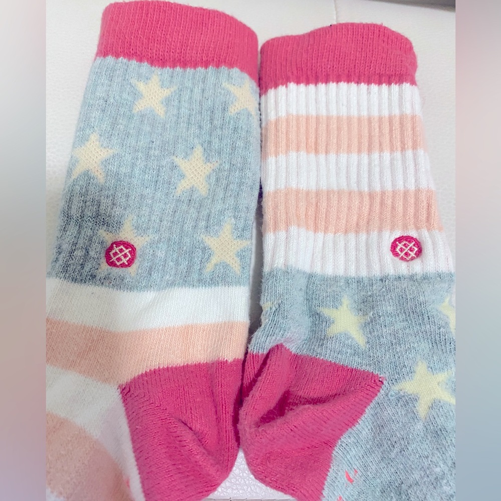 Stance kids size large socks stars and stripes